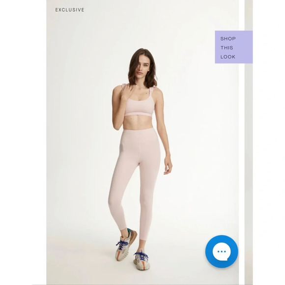 Bandier x Something Navy Ruffle Bra in Pale Blush Size Small - Picture 5 of 10